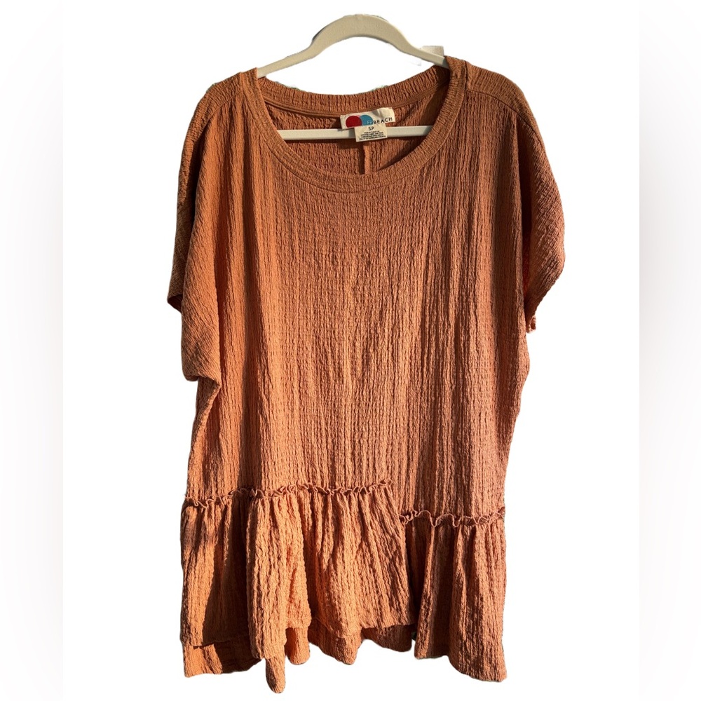 Free People Beach Orange Dress/ Coverup